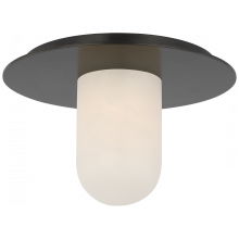 Visual Comfort & Co. Signature Collection KW 4006BZ-ALB - Fosse 8" Flush Mount