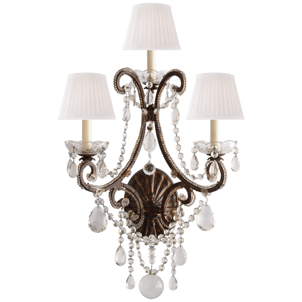 Adrianna Triple Sconce