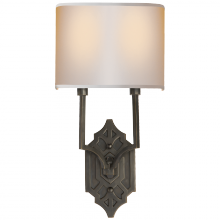 Visual Comfort & Co. Signature Collection RL TOB 2600BZ-NP - Silhouette Fretwork Sconce