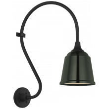Visual Comfort & Co. Signature Collection RL TOB 2804MBK/S5-G - Academy 15" Larrabee Barn Light