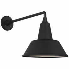 Visual Comfort & Co. Signature Collection RL TOB 2812MBK/S1-MBK - Academy 17.5" Mack Barn Light