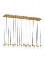 Visual Comfort & Co. Modern Collection SLCH38627NB-277 - Lassell Short 18 Light Chandelier