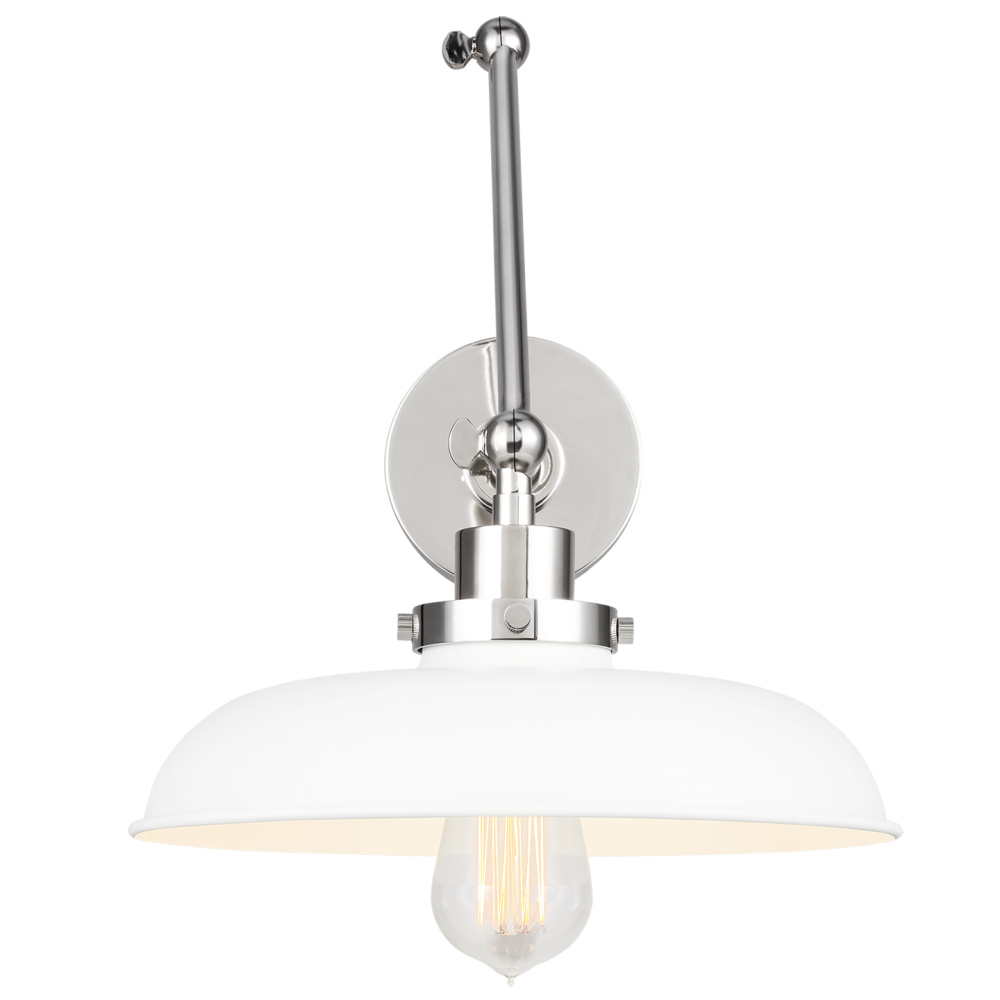 Wellfleet Double Arm Wide Task Sconce