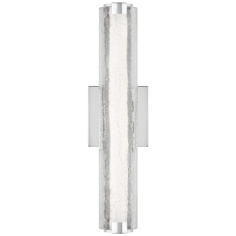 Cutler 18" Crack Glass LED Sconce