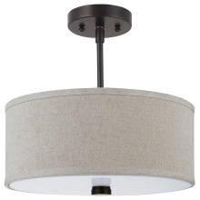 Visual Comfort & Co. Studio Collection 77262-710 - Dayna Shade Pendants Two Light Flush / Semi-Flush Convertible