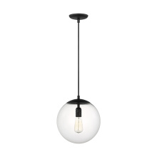 Visual Comfort & Co. Studio Collection 6701801-112 - Leo - Hanging Globe Large One Light Pendant with Clear Seeded Glass