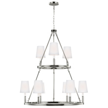 Visual Comfort & Co. Studio Collection F2937/3+6PN - Lismore Large Chandelier
